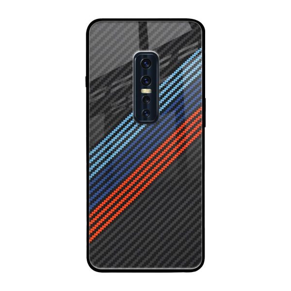 Carbon Inspired Glass Case for Vivo V17 Pro on Sale