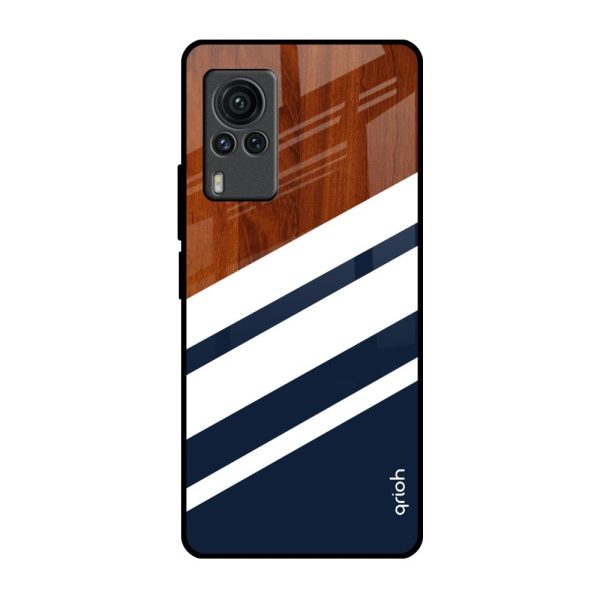 Bold Stripes Glass Case for Vivo X60 PRO For Sale