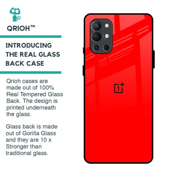 Blood Red Glass Case for OnePlus 9R Online now