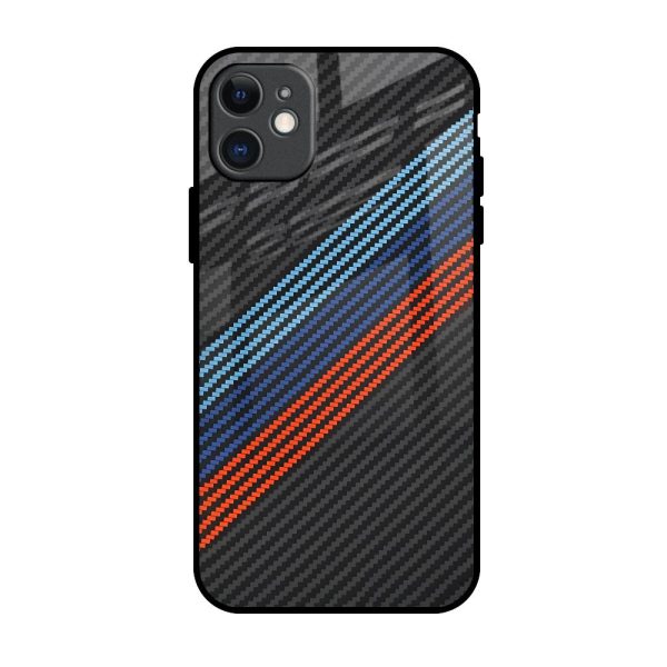 Carbon Inspired Glass Case for iPhone 11 Discount