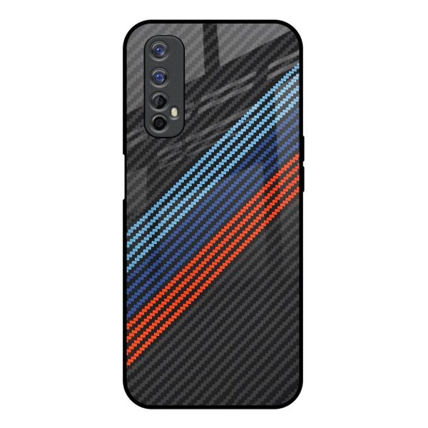 Carbon Inspired Glass Case for Realme 7 on Sale