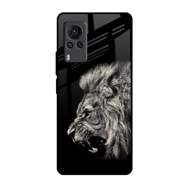 Brave Lion Glass Case for Vivo X60 PRO Online now