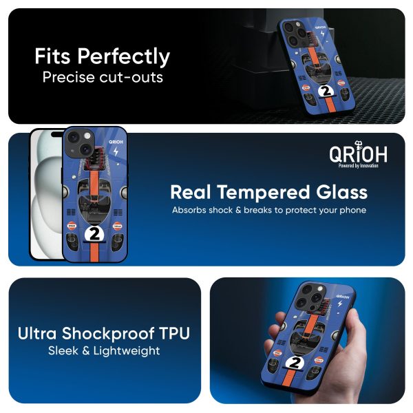 Car Adiction Glass Case for iPhone XR Discount