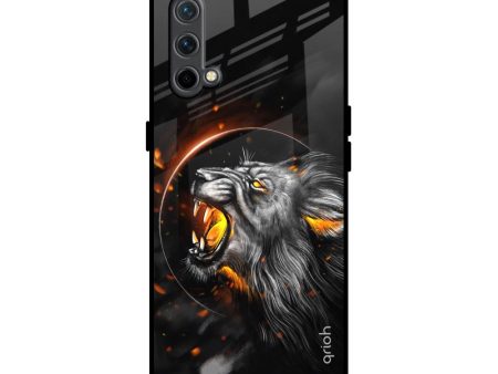 Aggressive Lion Glass Case for OnePlus Nord CE Cheap