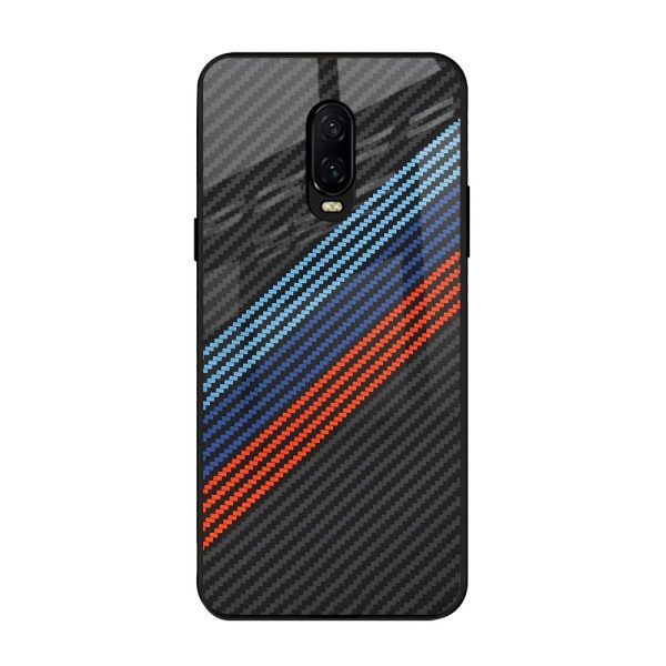 Carbon Inspired Glass Case for OnePlus 6T For Discount