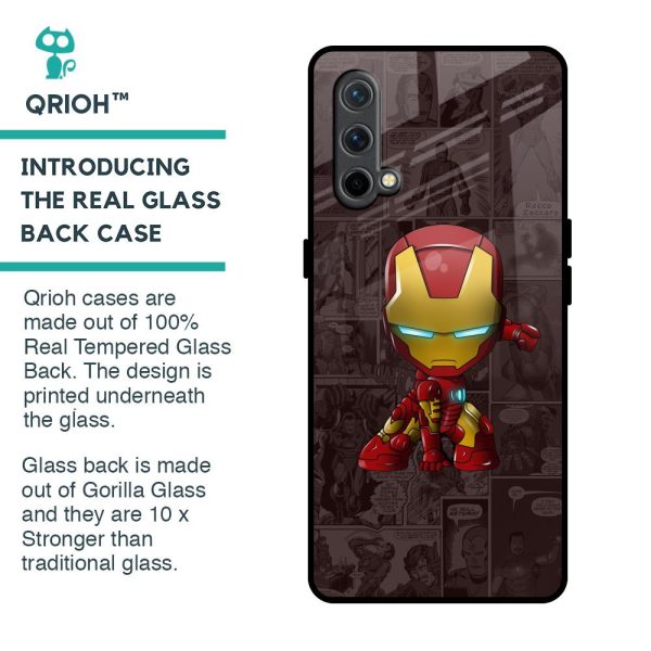 Angry Baby Super Hero Glass Case for OnePlus Nord CE Online