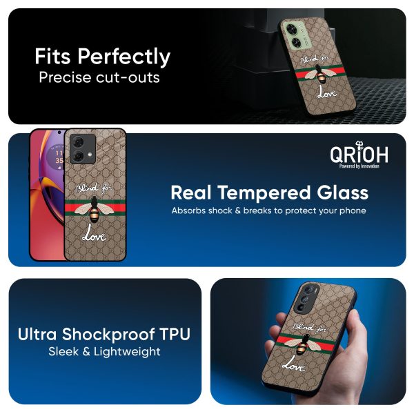 Blind For Love Glass Case for Motorola Edge 40 on Sale