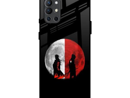 Anime Red Moon Glass Case for OnePlus 9R Fashion