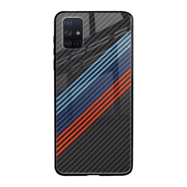 Carbon Inspired Glass Case for Samsung Galaxy A51 Cheap