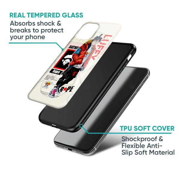 Bape Luffy Glass Case for Vivo X60 PRO Discount