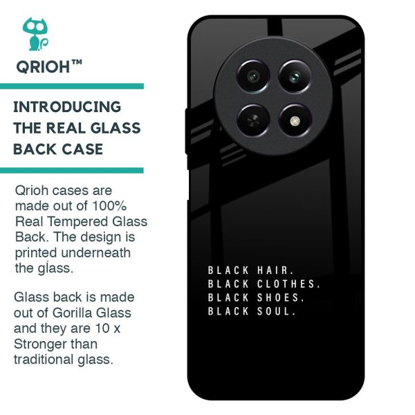 Black Soul Glass Case for Realme 12 5G Sale