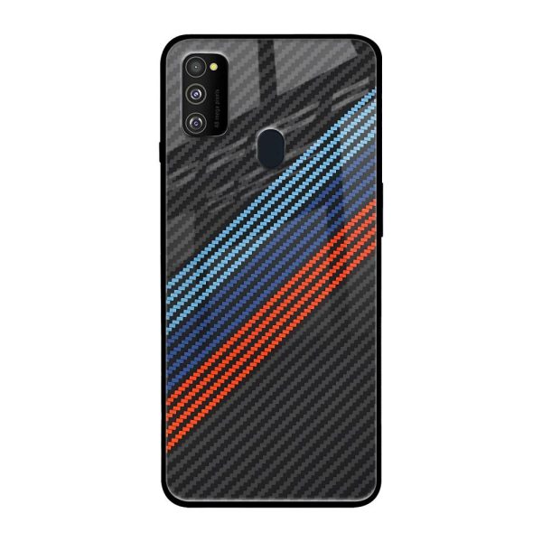 Carbon Inspired Glass Case for Samsung Galaxy M30s Discount