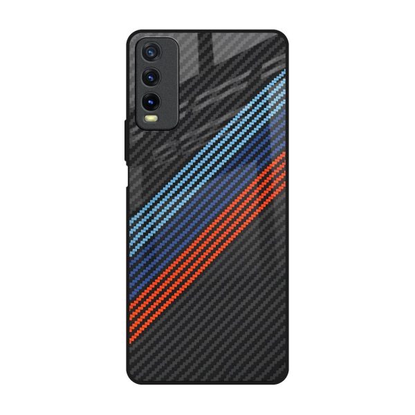 Carbon Inspired Glass Case for Vivo Y20 For Cheap