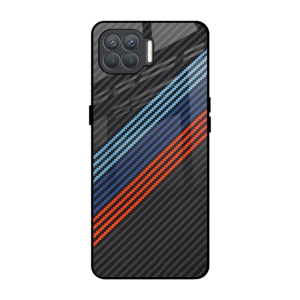 Carbon Inspired Glass Case for Oppo F17 Pro For Discount