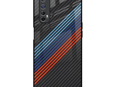 Carbon Inspired Glass Case for Realme Narzo 20 Pro on Sale