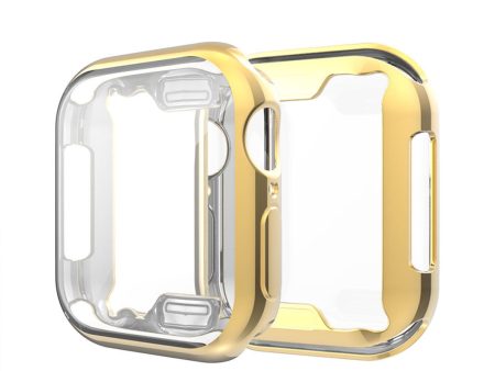 Gold TPU Full Protection Apple Watch Case Fashion