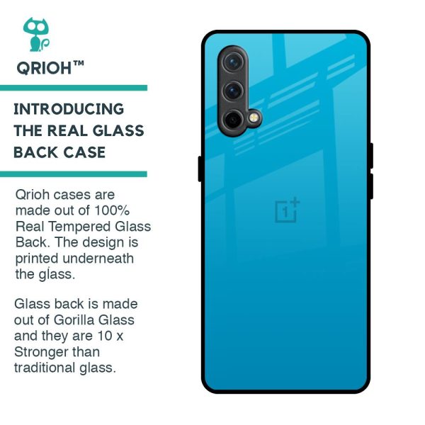 Blue Aqua Glass Case for OnePlus Nord CE Online Hot Sale