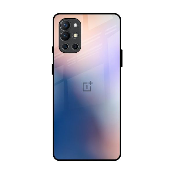 Blue Mauve Gradient Glass Case for OnePlus 9R Fashion