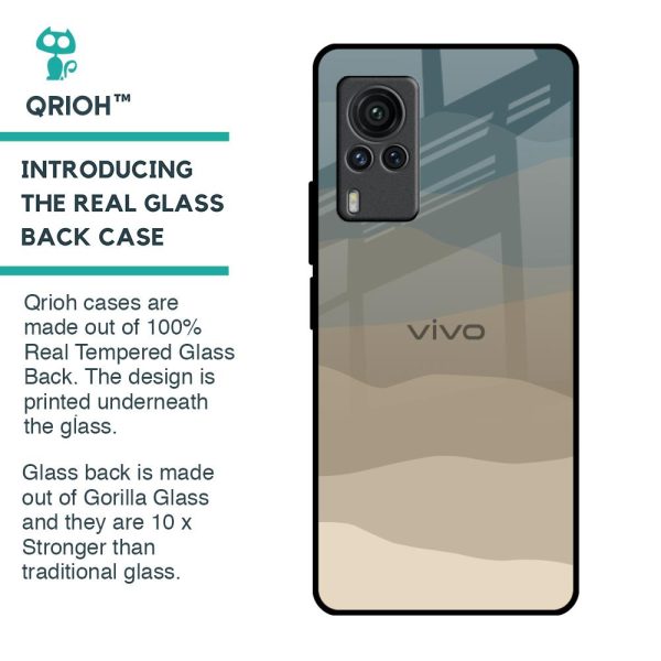 Abstract Mountain Pattern Glass Case for Vivo X60 PRO Cheap