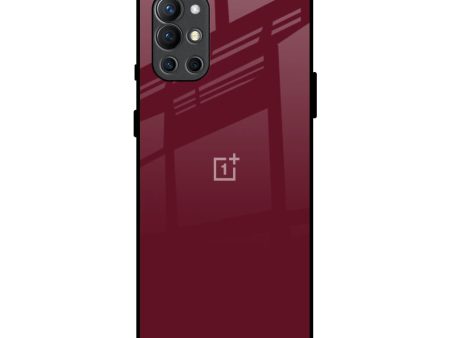 Classic Burgundy Glass Case for OnePlus 9R Fashion