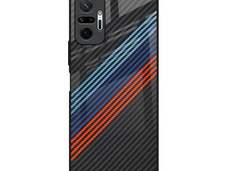 Carbon Inspired Glass Case for Redmi Note 10 Pro Hot on Sale