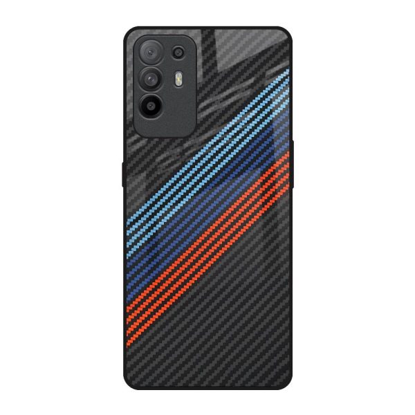 Carbon Inspired Glass Case for Oppo F19 Pro Plus on Sale