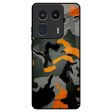 Camouflage Orange Glass Case For Motorola Edge 50 Ultra 5G Hot on Sale