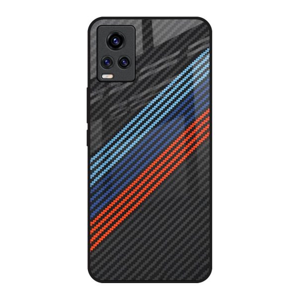 Carbon Inspired Glass Case for Vivo V20 For Discount