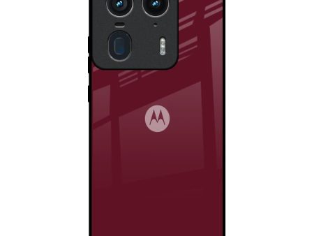 Classic Burgundy Glass Case for Motorola Edge 50 Ultra 5G Online Hot Sale