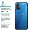 Blue Wave Abstract Glass Case for OnePlus 9R For Sale