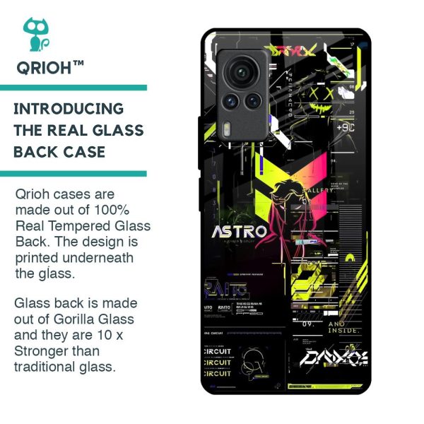 Astro Glitch Glass Case for Vivo X60 PRO Online now