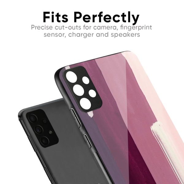 Brush Stroke Art Glass Case for OnePlus 9R Fashion