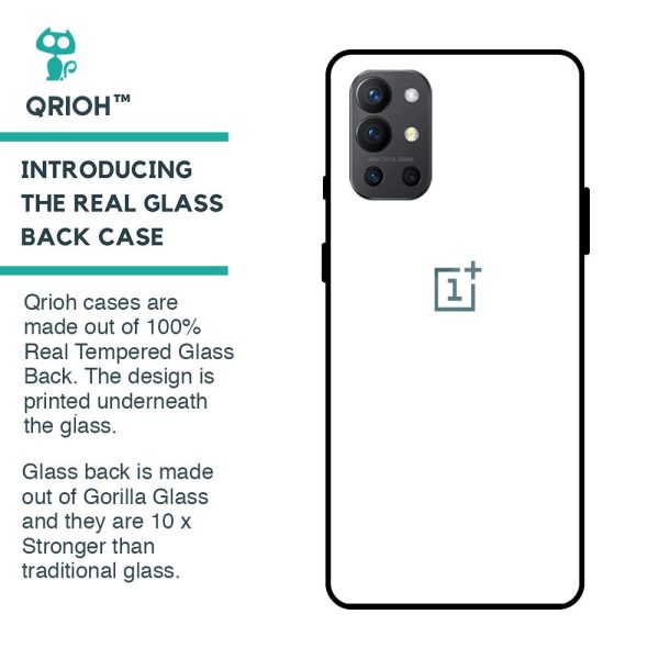 Arctic White Glass Case for OnePlus 9R For Discount