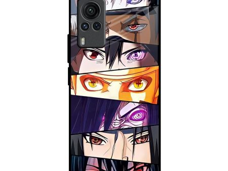 Anime Eyes Glass Case for Vivo X60 PRO Fashion