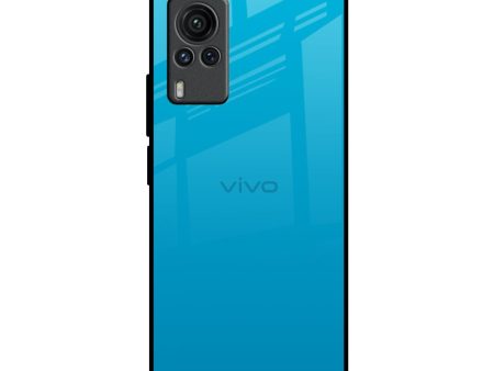 Blue Aqua Glass Case for Vivo X60 PRO Sale