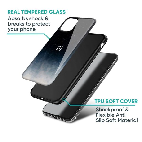 Aesthetic Sky Glass Case for OnePlus 9R on Sale