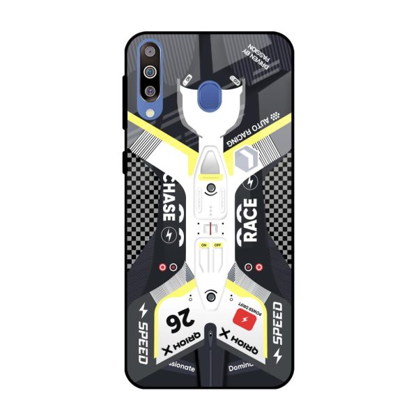 Car Enthusiast Glass Case for Samsung Galaxy M40 For Sale