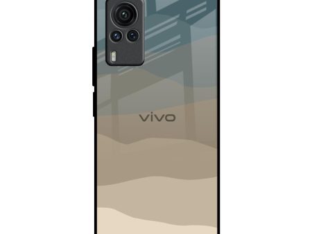 Abstract Mountain Pattern Glass Case for Vivo X60 PRO Cheap