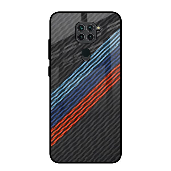 Carbon Inspired Glass Case for Redmi Note 9 Cheap