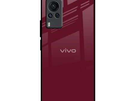 Classic Burgundy Glass Case for Vivo X60 PRO Online Hot Sale