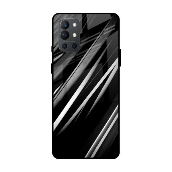 Black & Grey Gradient Glass Case For OnePlus 9R Supply