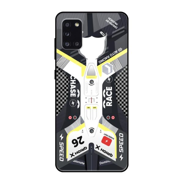 Car Enthusiast Glass Case for Samsung Galaxy A31 Online Hot Sale