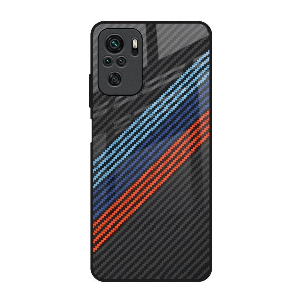 Carbon Inspired Glass Case for Redmi Note 10 For Cheap