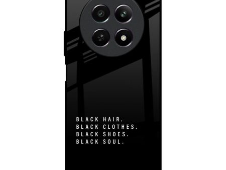 Black Soul Glass Case for Realme 12 5G Sale