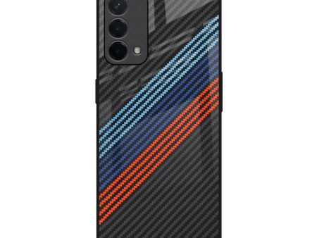 Carbon Inspired Glass Case for Oppo F19 Fashion