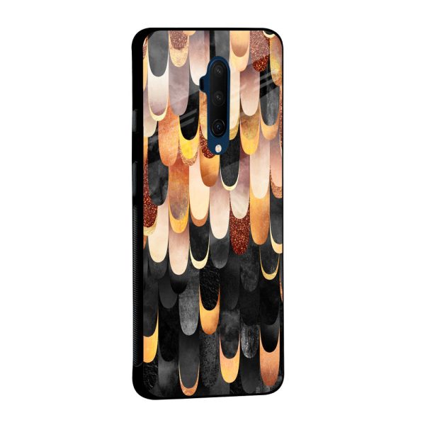 Bronze Abstract Glass Case for OnePlus 9R Online now