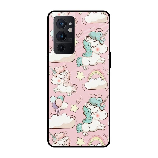 Balloon Unicorn Glass case for OnePlus 9RT Discount