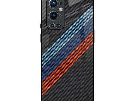 Carbon Inspired Glass Case for OnePlus 9 Pro For Sale