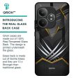 Black Warrior Glass Case for Realme GT 6 5G Fashion