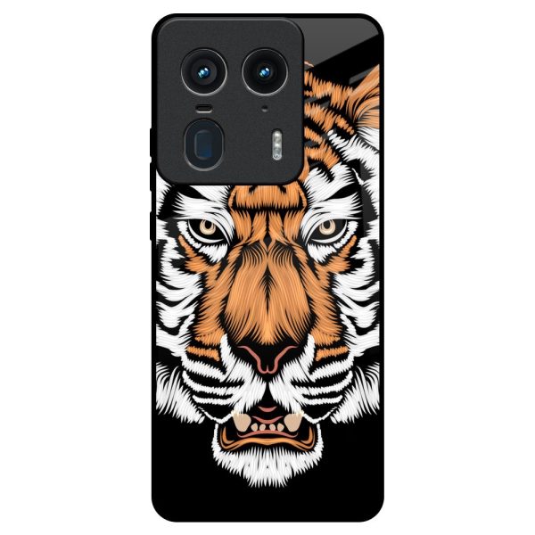 Angry Tiger Glass Case For Motorola Edge 50 Ultra 5G Sale